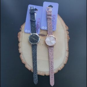 🎁Bundle to save!! Claires's Watch in Pink Glitter